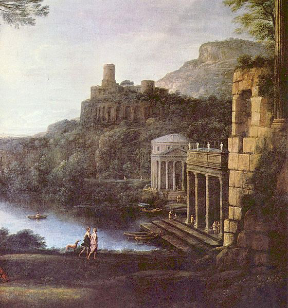 Claude Lorrain Landschaft mit der Nymphe Egeria und Konig Numa